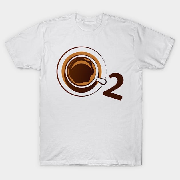 i like coffee with my oxygen T-Shirt by mytee